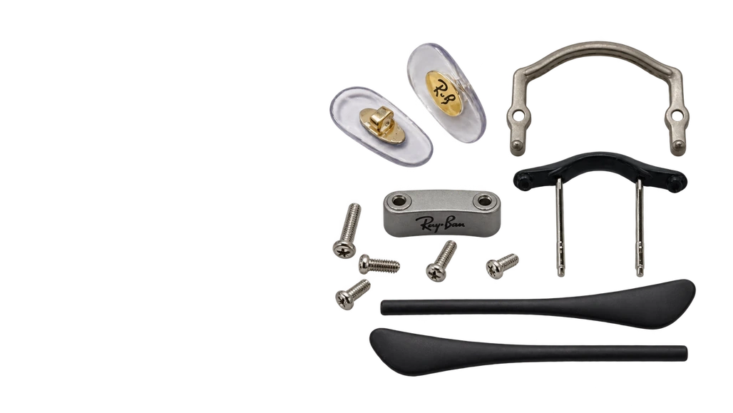 Original Ray-Ban Ersatzteile: Nasenpads, Schrauben und Stege