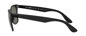 Original Ray-Ban RB4195 Wayfarer Liteforce Bügel, Farbe 601S · Schwarz matt