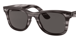 Originalgläser Ray-Ban RB4340 Wayfarer, Farbe B1 · Grau dunkel