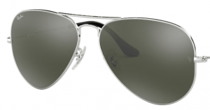 Originalgläser Ray-Ban RB3025 Aviator, Farbe 77 · Kristall grau verspiegelt