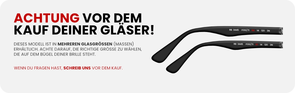 Identificar lente ray-ban 3445.