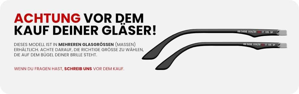 Identificar lente ray-ban 3498.