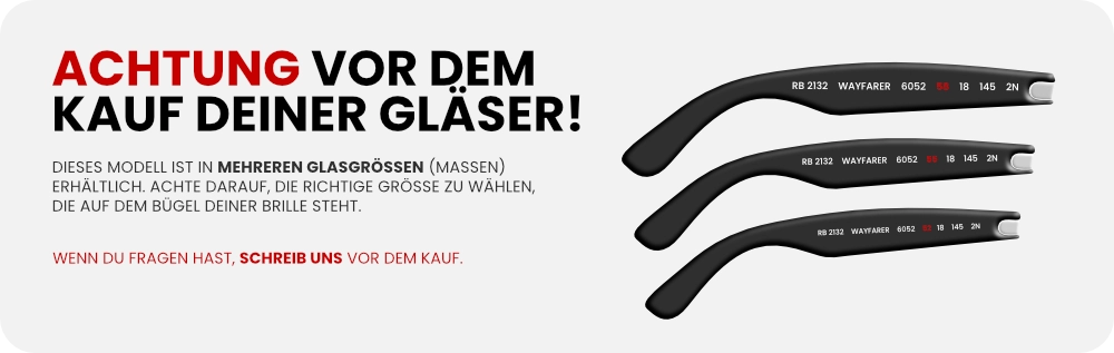 Identificar lente ray-ban 2132.
