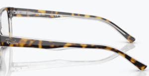 Original Ray-Ban RB5268 Bügel, Farbe 5082 · Oben Havanna auf transparent
