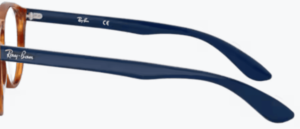 Original Ray-Ban RB5283 Sehbrillen Bügel, Farbe 5609 · Gelb Schildpatt