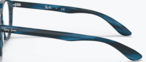 Original Ray-Ban RB5283 Sehbrillen Bügel, Farbe 8053 · Gestreift blau