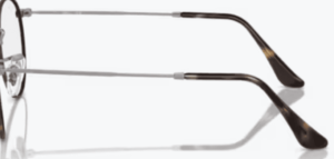 Original Ray-Ban RB3447V M Bügel, Farbe 3072 · Sand trasparent rot