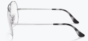 Original Ray-Ban RB3689 Aviator Metal II Bügel, Farbe 9149 · Silber