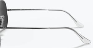 Original Ray-Ban RB3689 Aviator Metal II Bügel, Farbe 004 · Gunmetal