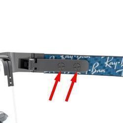 Original Ray-Ban 8412 Ersatzteile
