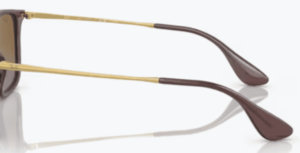 Original Ray-Ban RB4187 Chris Bügel, Farbe 6593 · Transparent braun dunkel
