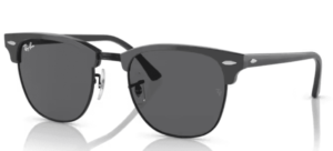 Ray-Ban 3016 CLUBMASTER, Farbe 1367B1 · Grau auf schwarz