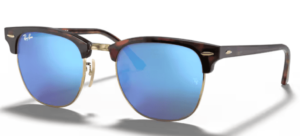 Ray-Ban 3016 CLUBMASTER, Farbe 114517 · Havanna auf gold