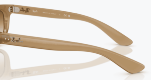 Original Ray-Ban RB4089 Balorama Bügel, Farbe 6789 · Opal braun hell
