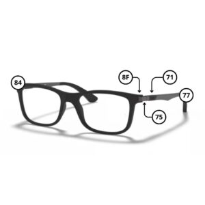 Original Ray-Ban Junior 1549 Ersatzteile
