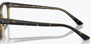 Original Ray-Ban RB5383 Bügel, Farbe 8285 · Havanna auf transparent
