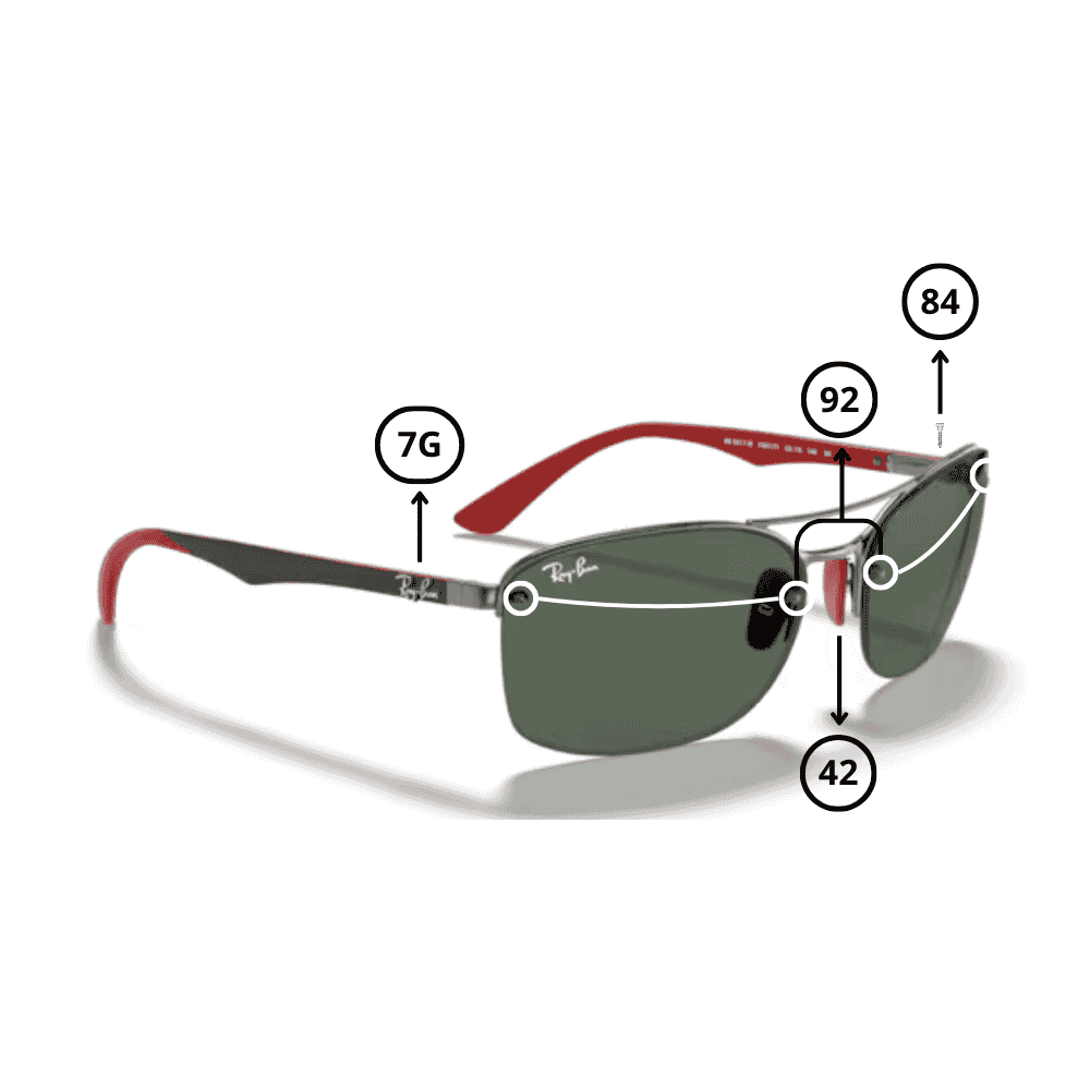 Original Ray-Ban 3617M Ersatzteile