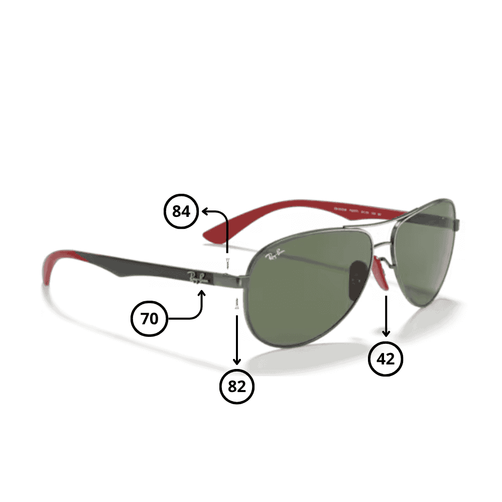 Original Ray-Ban 8313M Ersatzteile