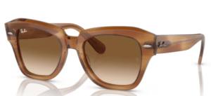 Ray-Ban RB2186 STATE STREET, Farbe 140351 · Marrón a rayas