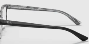 Original Ray-Ban RB1536 Bügel, Farbe 3803 · Schwarz auf texture grau schwarz
