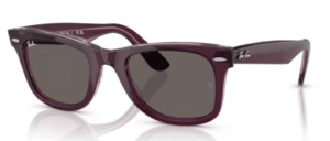 Ray-Ban 2140 WAYFARER, Farbe 1447B1 · Violett auf transparent rosa