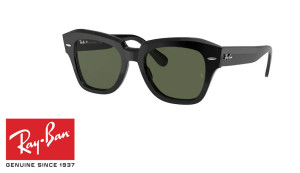 Ray-Ban RB2186 STATE STREET, Farbe 901/58 · Schwarz