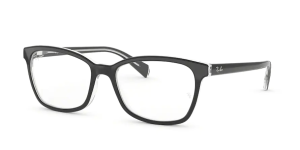 Ray-Ban RX5362, Farbe 2034 · Schwarz auf transparent