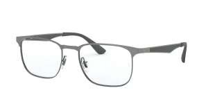 Ray-Ban RX6363, Farbe 2553 · Brushed gunmetal auf gunmetal