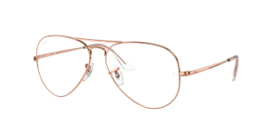 Ray-Ban RX6489 AVIATOR, Farbe 3094 · Rosa gold