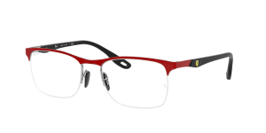 Ray-Ban RX8416M, Farbe F045 · Rot matt ferrari auf silber