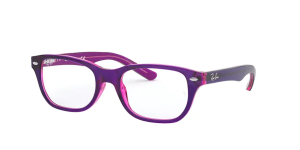 Ray-Ban RY1555, Farbe 3666 · Violett auf fuxia fluo