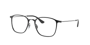 Ray-Ban RX6466, Farbe 2904 · Schwarz matt auf schwarz