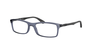 Ray-Ban RX7017, Farbe 8122 · Trasparent blu