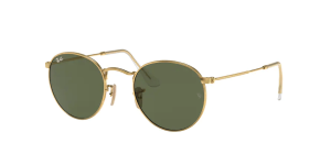 Ray-Ban RB3447N ROUND METAL, Farbe 001 · Arista