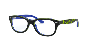 Ray-Ban RY1544, Farbe 3600 · Grau dunkel auf blau