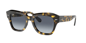 Ray-Ban RB2186 STATE STREET, Farbe 133286 · Gelb Havanna