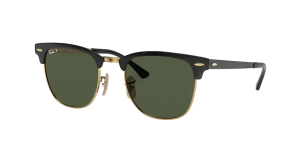 Ray-Ban RB3716 CLUBMASTER METAL, Farbe 187/58 schwarz auf arista