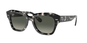 Ray-Ban RB2186 STATE STREET, Farbe 133371 · Grau Havanna