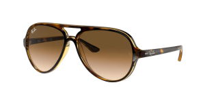 Ray-Ban RB4125 CATS 5000, Farbe 710/51 Havanna hell