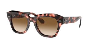 Ray-Ban RB2186 STATE STREET, Farbe 133451 · Rosa Havanna
