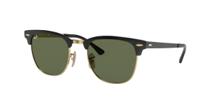 Ray-Ban RB3716 CLUBMASTER METAL, Farbe 187 · Schwarz auf arista