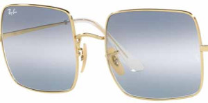 Originalgläser Ray-Ban RB1971 Square, Farbe GA · Transparent blau Verlauf · Kunststoff