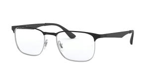 Ray-Ban RX6363, Farbe 2861 · Schwarz auf silber