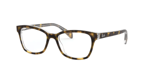 Ray-Ban RY1591, Farbe 3805 · Havanna auf transparent
