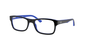 Ray-Ban RX5268, Farbe 5179 · Schwarz auf blau