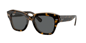 Ray-Ban RB2186 STATE STREET, Farbe 1292B1 · Havanna auf transparent braun