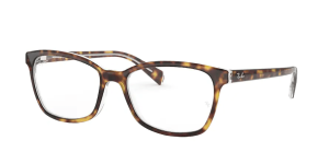 Ray-Ban RX5362, Farbe 5082 · Havanna auf transparent