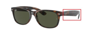 Original Ray-Ban RB2132 New Wayfarer Bügel, Farbe 902 · Havanna