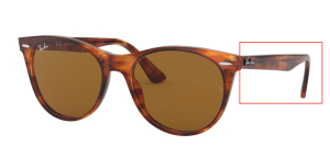 Original Ray-Ban RB2185 Wayfarer II Bügel, Farbe 954 · Schildpatt hell