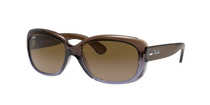 Ray-Ban RB4101 JACKIE OHH, Farbe 860/51 braun Verlauf lilac